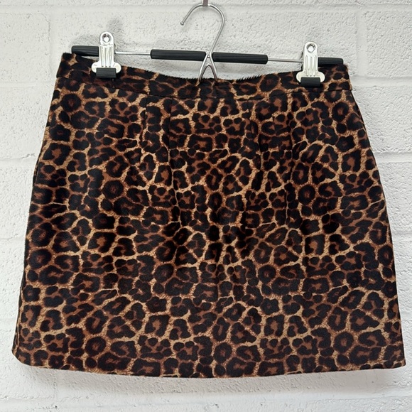 Diane Von Furstenberg Leopard Calf Hair Skirt - Picture 4 of 7